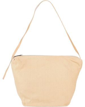 Anita Bilardi Shoulder Bag Linen - Natural