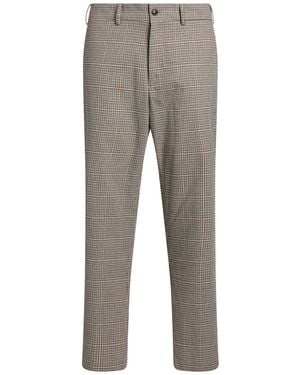 Grifoni Sand Trousers Cotton, Polyester, Viscose - Grey