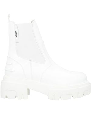 MSGM Botines de caña alta - Blanco