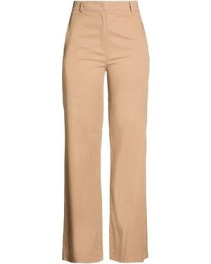 Angela Davis Camel Pants Cotton, Elastane - Natural
