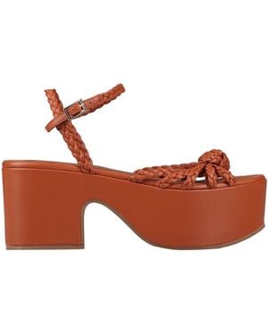 L'Autre Chose Sandals Soft Leather - Pink
