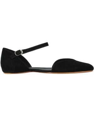 Jeffrey Campbell Ballet Flats Leather - Black