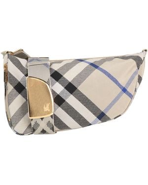 Burberry Cross-Body Bag Polyester, Cotton - Natural