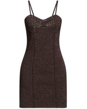 Givenchy Mini Dress Viscose, Polyester, Polyamide, Elastane - Brown
