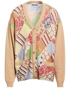 Moschino Couture Camel Cardigan Virgin Wool - Pink
