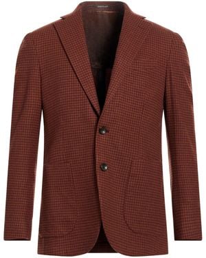 SARTITUDE NAPOLI Blazer Virgin Wool, Cashmere - Brown
