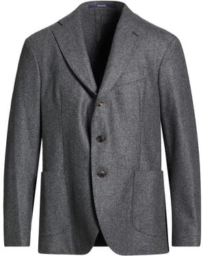 Drumohr Lead Blazer Virgin Wool - Grey