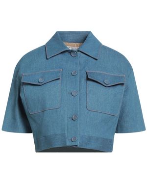 Paul & Joe Denim Outerwear Cotton, Elastane - Blue