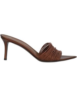 Giuseppe Zanotti Rust Sandals Leather - Brown