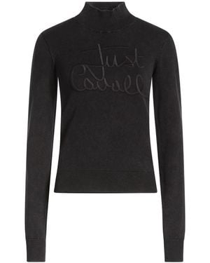 Just Cavalli Rollkragenpullover - Schwarz