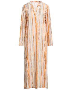 Caliban Midi Dress Polyamide, Elastane - Orange