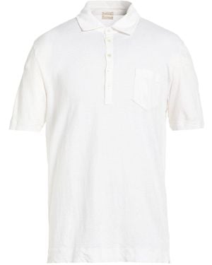 Massimo Alba Polo Shirt Linen, Cotton - White