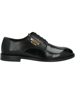 Moschino Lace-Up Shoes - Black