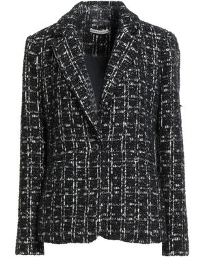Alice + Olivia Blazer Polyester, Cotton - Black