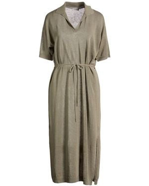 Peserico Midi Dress Linen, Cotton - Multicolour