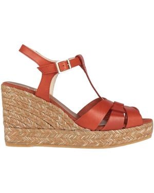 Kanna Espadrilles Leather - Brown