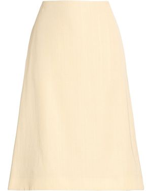 Jil Sander Midi Skirt Viscose, Silk - Natural