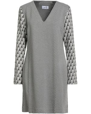 Niu Mini Dress Viscose, Polyester, Cotton, Polyamide, Elastane - Gray