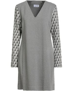 Niu Mini Dress Viscose, Polyester, Cotton, Polyamide, Elastane - Gray
