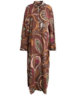 Massimo Alba Maxi Dress - Brown
