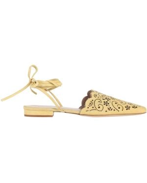 ERMANNO FIRENZE Ballet Flats - Metallic