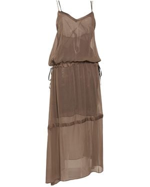 Isabel Benenato Maxi Dresses - Brown