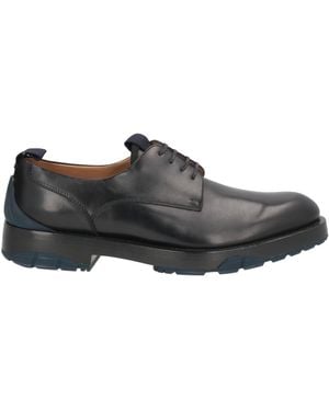 Ferragamo Lace-Up Shoes Calfskin - Grey