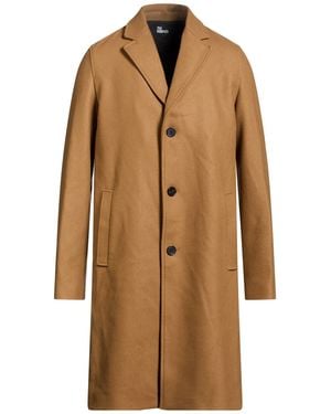 The Kooples Camel Coat Wool, Polyamide - Brown