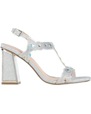 Menbur Sandals Textile Fibers - White