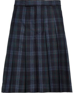 Thom Browne Midi Skirt Wool, Cashmere - Blue