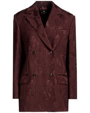 Etro Blazer Viscose, Wool - Purple