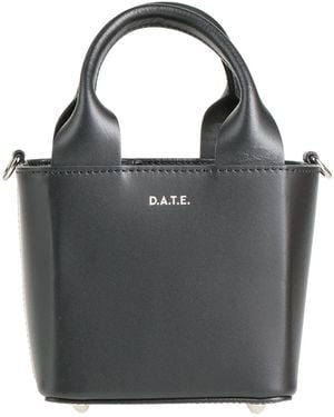 Date Handbag Leather - Black