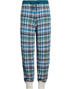 Maison Flâneur Trousers Wool, Alpaca Wool, Polyamide - Blue