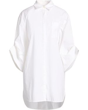 STAUD Mini Dress Cotton, Elastane - White