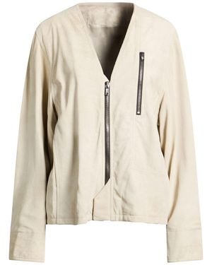 Rick Owens Jacket Lambskin - Natural