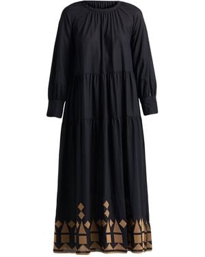 Alpha Studio Maxi Dress Cotton - Black