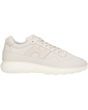 Hogan Sneakers Leather - Natural