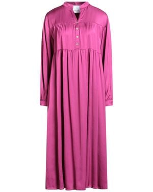 WU'SIDE Vestido Midi - Rosa
