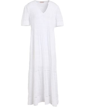 Purotatto Maxi Dress Cotton, Elastane - White