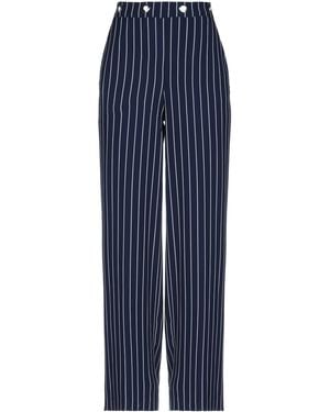 Silvian Heach Pants Polyester, Elastane - Blue