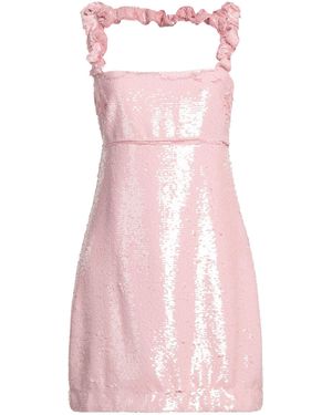 Ganni Vestito Corto - Rosa