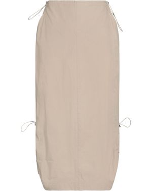 Ice Play Midi Skirt Cotton - Natural