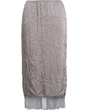 Moschino Midi Skirt Polyester - Gray