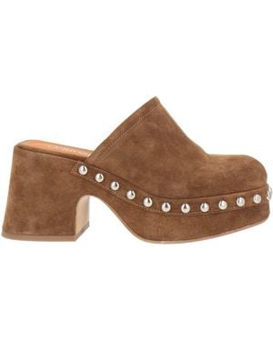 CURIOSITÉ Mules & Clogs Leather - Brown