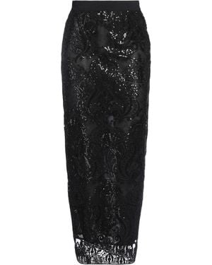 Semicouture Maxi Skirt Polyester - Black