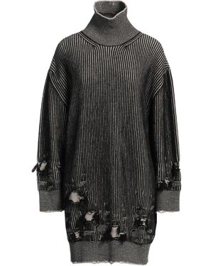 MM6 by Maison Martin Margiela Mini Dress Wool, Polyamide - Grey