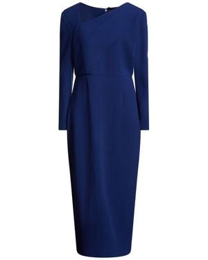 Roland Mouret Robe Midi - Bleu