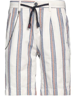 Bob Shorts & Bermuda Shorts Cotton, Linen, Polyamide - Blue