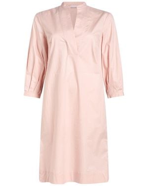 Peserico Light Midi Dress Cotton, Elastane - Pink