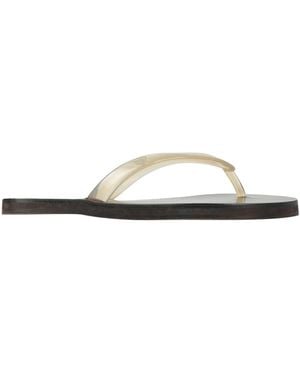 Ancient Greek Sandals Ivory Thong Sandal Rubber - White